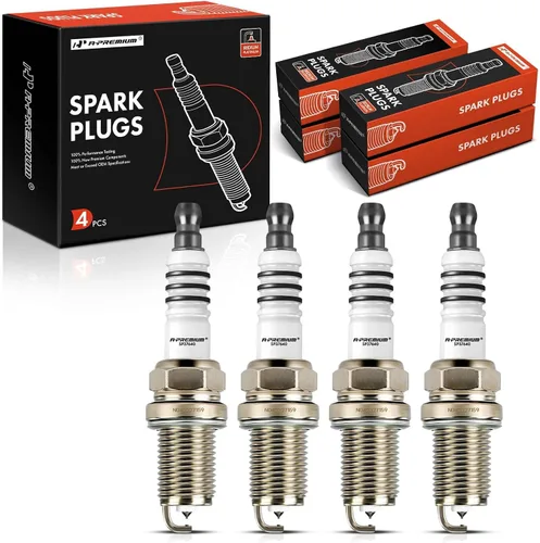 A-Premium 4 piezas de bujías de platino de iridio compatibles con vehículos Toyota, Nissan y Subaru - Camry, Civic, RAV4, Corolla, Highlander,