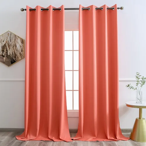 Miniatura 15 de YGO - Cortinas verdes de 183 cm de ancho por 213 cm de largo para dormitorio - Cortinas opacas con ojales en la parte superior, extra anchas