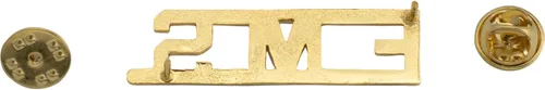 Miniatura 3 de Smith & Warren 1/2" E.M.S Letras Collar Rango Insignia Pin Oro Acabado Emergencia Servicio Médico Uniforme Pin