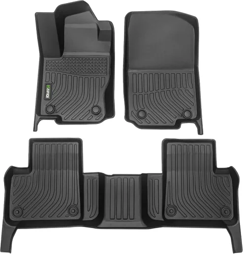 Miniatura 46 de HAFIDI® - Tapetes para auto con almacenamiento debajo del asiento, para todo clima, antideslizantes, de elastómero termoplástico, para la primera