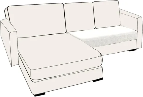 Miniatura 49 de UNBBRRL Fundas de cojín de asiento para sofá, elásticas, funda de cojín individual para sofá, fundas de cojín para sofá, fundas de héroe protegen