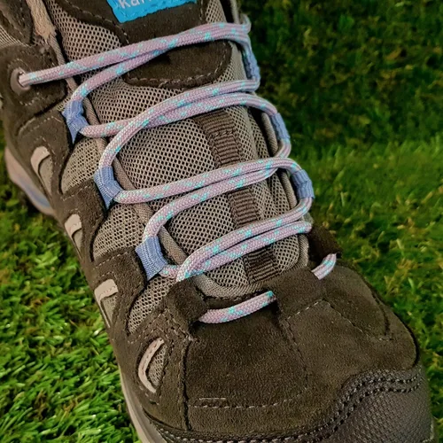 Miniatura 2 de Fabmania Cordones fuertes redondos de 18 pulgadas para montañismo al aire libre, senderismo, senderismo hombres y mujeres, 1 par