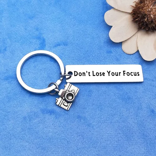 Miniatura 6 de Llavero de regalo para fotógrafos, amantes de la cámara, llavero Don't Lose Your Focus, regalo de Navidad, graduación, cumpleaños, para fotografía