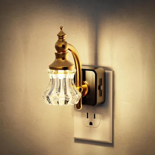 Miniatura 24 de JandCase Luz Nocturna, Luces Nocturnas Cambiantes de Color Enchufables en la Pared, Luz Nocturna RGB con Sensor de Luz, Luz Nocturna Enchufable