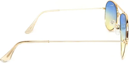 Miniatura 4 de WebDeals Retro - Gafas de sol de metal Aviator tamaño niño