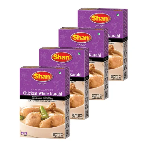 Miniatura 108 de Shan Korma Recipe and Seasoning Mix 1.76 oz (50g) - Spice Powder for Traditional Meat in Yogurt Sauce - Suitable for Vegetarians - Airtight Bag in a