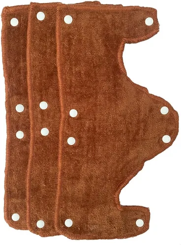 Miniatura 11 de Banda para el sudor para sombrero duro grande de color gris oscuro, forro de sombrero duro reutilizable y lavable de terry de algodón, se ajusta