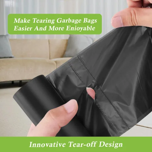 Miniatura 3 de 6 Gallon (fit 5.5-6 Gal) Small Strong Trash Bags by RayPard, 72 Counts Garbage Bags 25 Liter Waste Bin Liners for Home Office Kitchen Bathroom