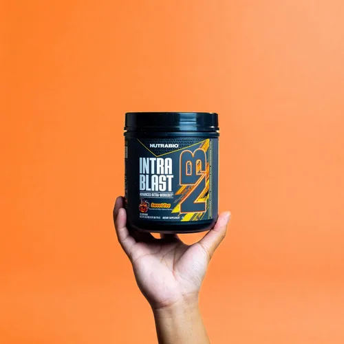 Miniatura 4 de NutraBio Intra Blast BCAA Polvo de Suplemento de Aminoácidos, Mezcla de Electrolitos e Hidratación, Intra, Pre Entrenamiento y Recuperación