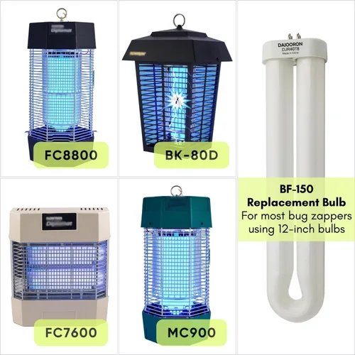 Miniatura 4 de BF-150 - Bombilla de repuesto para exterminador de insectos de 40 vatios para Flowtron BK-80D, MC9000, FC-7600, FC-7800, FC-8800, Stinger UV40