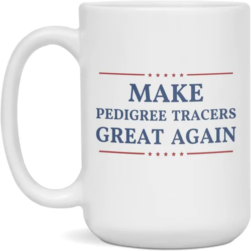 Miniatura 3 de Make Pedigree Tracers Great Again Coffee Mug, 11-Ounce White