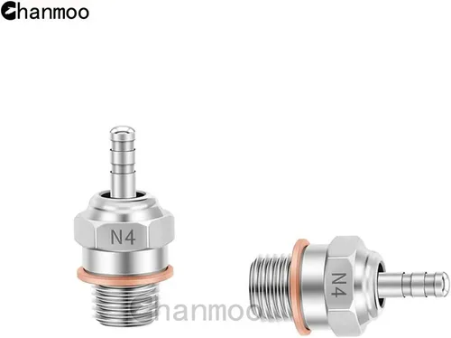 Miniatura 4 de 2 piezas 70117H Hot Engine Glow Plugs No.3 N3 N4#3 #4 Spark Nitro Engine Parts Reemplazan OS para Traxxas Losi HPI Redcat HSP Himoto RC Car Truck