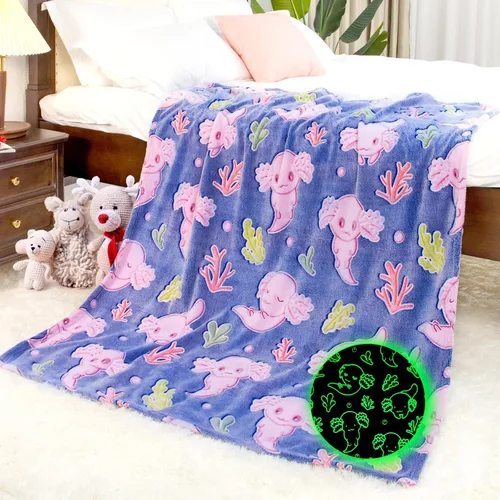 Miniatura 27 de Manta ligera de forro polar suave rosa, manta pequeña y cálida para cama Manta vaquera-rosa