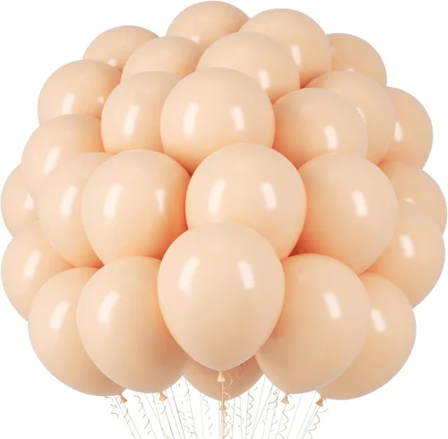 Miniatura 192 de Voircoloria - Globos azul bebé claro, paquete de 66 globos de 12 pulgadas de látex para fiestas para niños y niñas, para cumpleaños, baby shower, 16