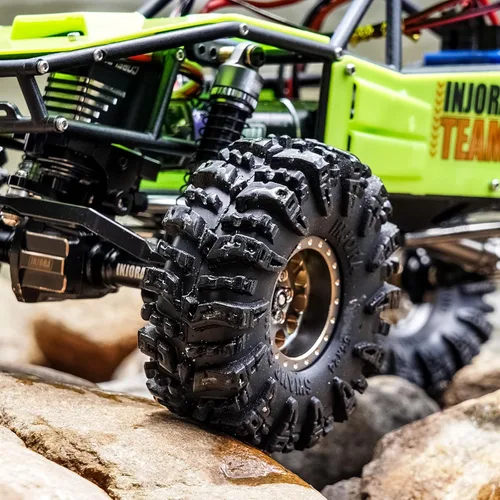 Miniatura 6 de INJORA Neumáticos 1.0 - Neumáticos S5 Swamp Claw para Terreno de Lodo para TRX4M AX24 Axial SCX24 FCX24 Auto RC Crawler 1/18 1/24, 64 * 24mm, T1019