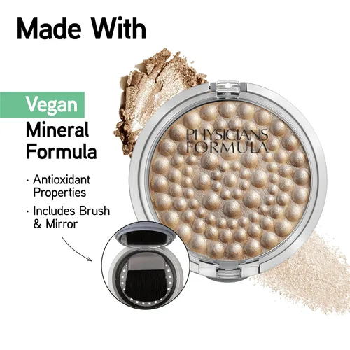 Miniatura 3 de Polvo Physicians Formula Mineral Glow Pearls Powder Palette, 28 oz., Beige perlado