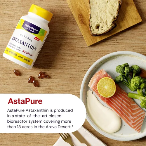 Miniatura 5 de Healthy Origins Astaxanthin (AstaPure) 0.000141 oz, 150 softgels