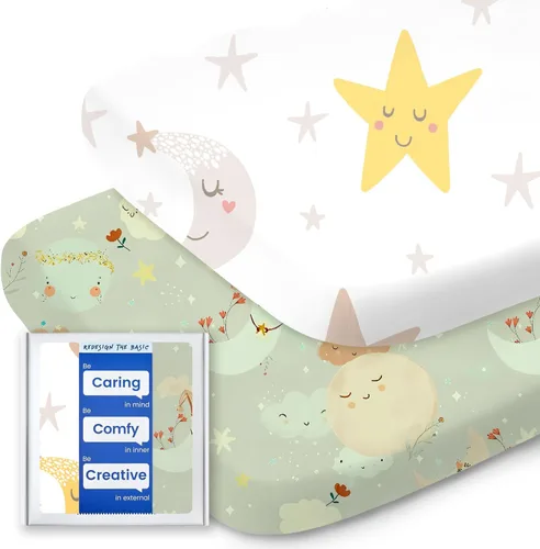 Miniatura 72 de Sábanas de dinosaurio para cuna para niños, sábana bajera ajustable de cuna suave de alta calidad, sábanas de bebé ultra transpirables, sábanas