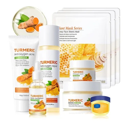 Miniatura 9 de Juego de 10 piezas de cuidado de la piel de aguacate con limpiador facial, tónico, suero facial, crema facial, crema para ojos, bálsamo labial
