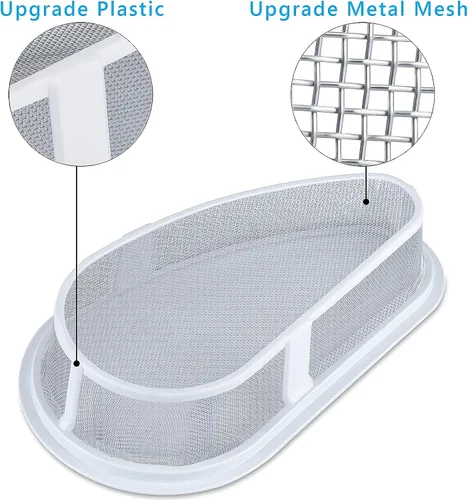 Miniatura 4 de El filtro de pelusa de repuesto y la cubierta de la funda, W10828351 trampa de pelusa compatible con lavadora/secadora apilable Whirlpool/Sears/Roper