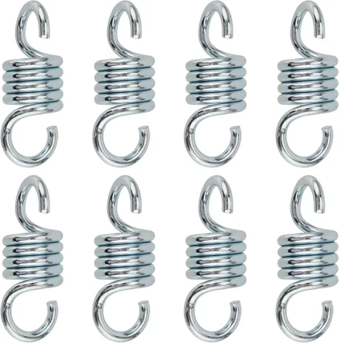 HAKZEON 8 muelles oscilantes de porche resistentes, capacidad de 3520 libras, resortes de 4 pulgadas para columpios, hamacas, sillas colgantes,