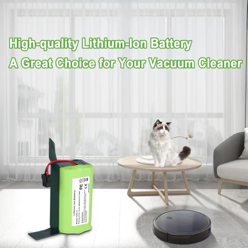 Miniatura 9 de JYJZPB Batería de repuesto de 14.4V 4000mAh para Eufy RoboVac 11 11S 30 15C 25C 35C G10 G30 Edge, G30 Verge, G32Pro G40 y Ecovacs Deebot N79, N79S