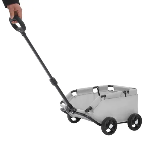 Miniatura 10 de Cochecito para perros, carrito plegable portátil para perros con 4 ruedas, cochecito para mascotas para perros pequeños, gatos de hasta 16.53