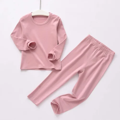 Miniatura 2 de Ropa interior térmica para niños pequeños, capa base de invierno, pantalones largos para niñas y niños