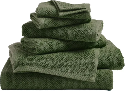 Miniatura 81 de Great Bay Home Toalla de baño blanca – Toalla de baño de gran tamaño 100% algodón de 68 x 35 pulgadas – Absorbente, de secado rápido, toalla de baño
