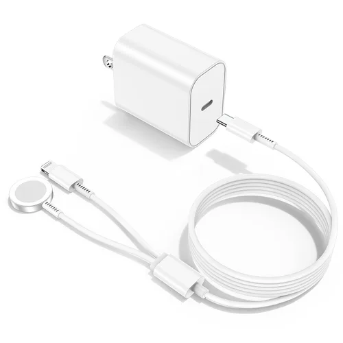 Miniatura 9 de Gyusity Cargador magnético para iWatch 1 en 1 a cable USB C de 3 pies