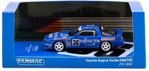 Supra Turbo (MA70) RHD (conducción a la derecha) Campeonato Japonés de Turismos (1990) "Hobby64 1/64 Modelo de coche fundido a troquel por Tarmac