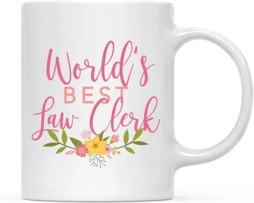Miniatura 57 de Andaz Press Taza de café de 11 oz, regalo de broma de la mejor abbuela del mundo, diseño floral, paquete de 1