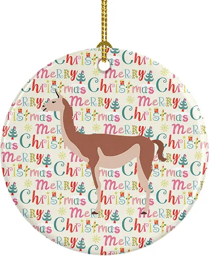 Miniatura 7 de Caroline's Treasures Adorno de cerámica de avestruz común para árbol de Navidad, decoración colgante para el hogar, Navidad, vacaciones, fiesta