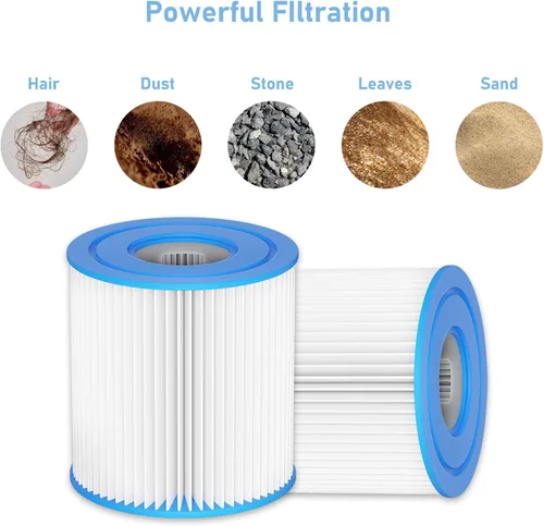 Miniatura 3 de 29007E - Cartucho de filtro de repuesto para piscina tipo H compatible con bomba de filtro Intex 29007E 330 GPH 28601EG para piscinas sobre