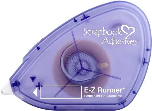 Miniatura 2 de Scrapbook Adhesives by 3L 01643-MP 3L Scrapbook Adhesives E-Z Runner - Dispensador de adhesivo permanente fino, 49 pies, juego de 6