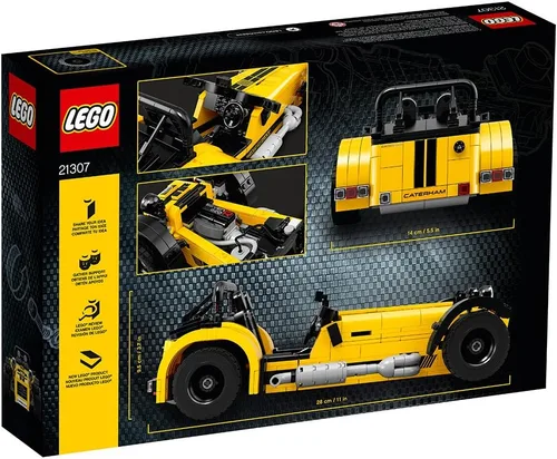 Miniatura 7 de LEGO Ideas Caterham Seven 620R (21307) - Juguete de construcción y regalo popular para los fanáticos de LEGO Sets y coleccionistas de autos