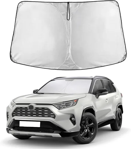 Miniatura 113 de EcoNour Parasol para parabrisas compatible con Hyundai Tucson 2016-2019 2020 2021, visera solar para parabrisas delantero y ventana, bloqueador