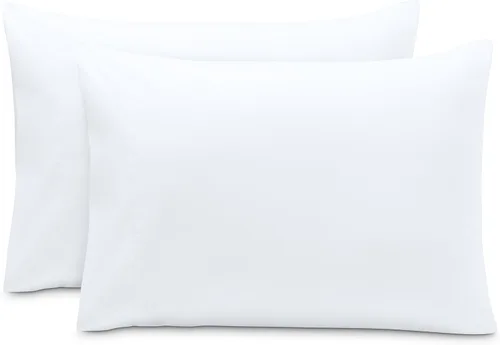 Miniatura 75 de Bare Home Juego de 2 fundas de almohada de microfibra de tamaño estándar, fundas de almohada refrescantes, doble cepillado, fácil cuidado, cierre