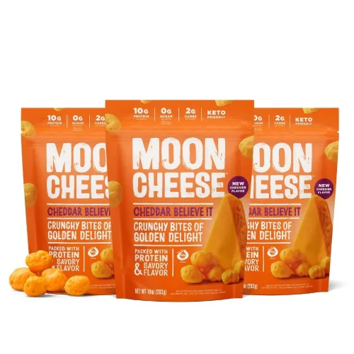 Miniatura 9 de Moon Cheese, Snack, Cheddar mediano - Paquete de 12