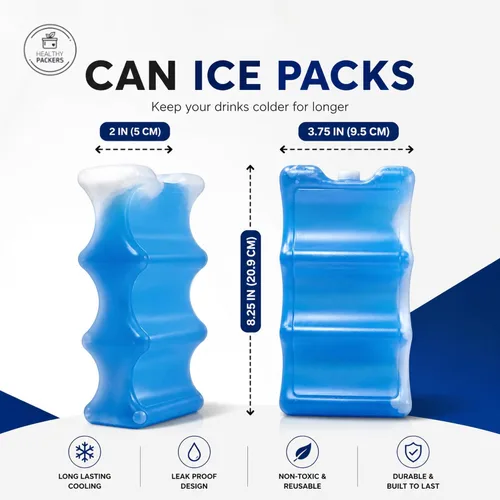 Miniatura 2 de Healthy Packers Ice Packs for Coolers Can Coolers Breastmilk Cooler Ice Pack Long-Lasting Reusable Ice Pack