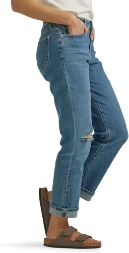 Miniatura 2 de Lee Jeans estilo boyfriend de talle medio para mujer