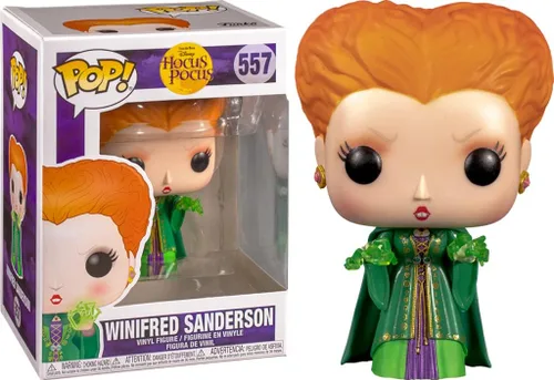 Miniatura 2 de POP Disney: Hocus Pocus – Winifred Sanderson con hechizo mágico Funko Pop! Figura de vinilo (incluye funda protectora compatible con caja Pop Box)