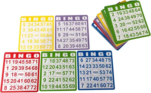 Miniatura 2 de Yuanhe 50 tarjetas de juego de bingo - Juego de bingo para niños, juegos de tarjetas de papel, escuela, aula, reunión familiar, actividad, viaje