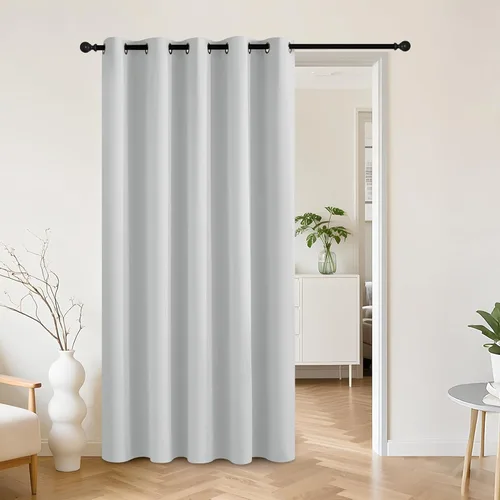 Miniatura 127 de RYB HOME - Cortinas extra largas con bloqueo de luz, persianas opacas insonorizadas para privacidad para cine en casa, oficina, fondo de patio, sala