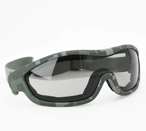 Miniatura 2 de Viriber Gafas de motocicleta - Gafas de protección UV para exteriores, gafas de combate a prueba de polvo Gafas militares