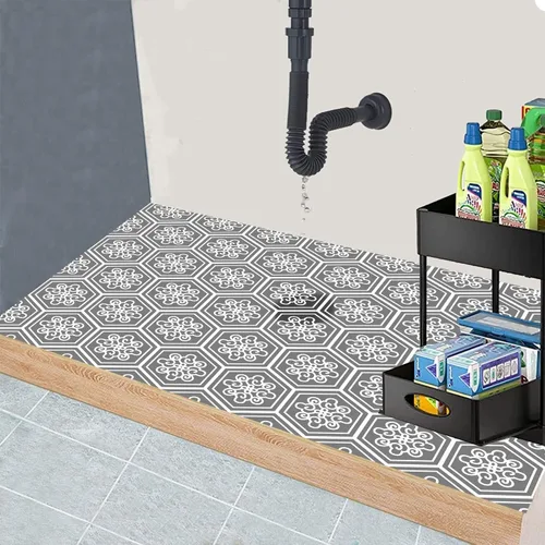 Miniatura 10 de Tapete para debajo del fregadero, 24 x 36 pulgadas, duradero e impermeable, tapetes prémium para proteger los gabinetes de cocina y baño, absorbente