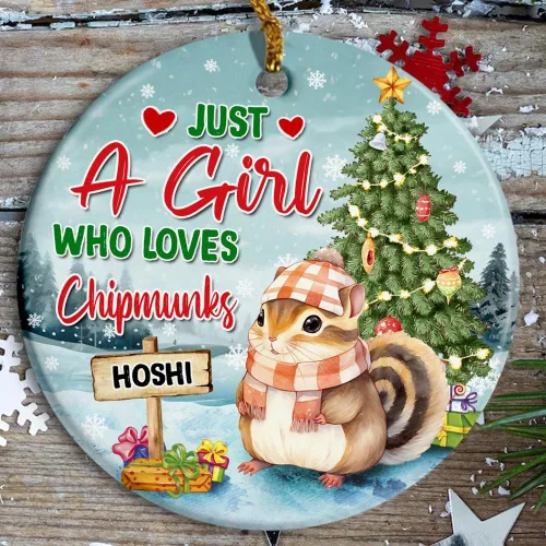Miniatura 24 de Regalos para amantes de las mascotas, adorno de Navidad personalizado, árbol de Navidad de mapache, regalos para niñas y niños, adorno de mapache