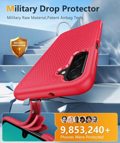 Miniatura 988 de FNTCASE Funda para iPhone 17 Pro: Fundas delgadas translúcidas de color azul claro compatibles con MagSafe, protección completa de la cámara