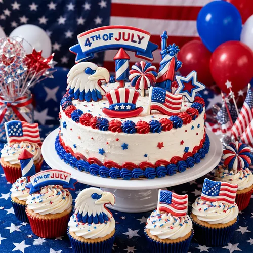 Miniatura 4 de Moldes de silicona para el 4 de julio, paquete de 2 moldes de chocolate para el Día de la Independencia, bandeja patriótica de silicona para dulces