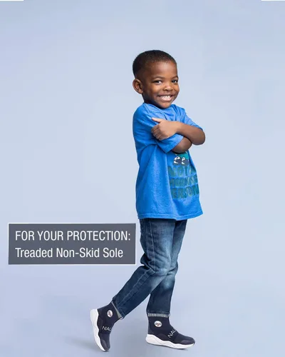 Miniatura 6 de Nautica Zapatos deportivos Silas de caña alta para niños con soporte mejorado para el tobillo, disponibles en tallas para niños grandes, niños